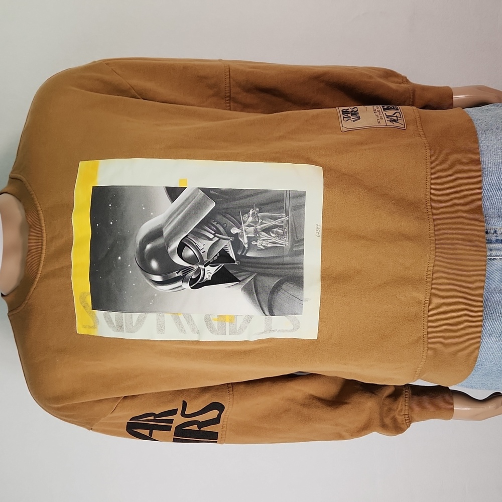 DISNEY STAR WARS 1977 Unisex Mustard Sweatshirt SIZE L